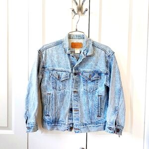 Acid Wash 80s Trucker III‎ Levi Denim Jacket size Medium Women's 57508-0209 Made